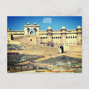 Carte Postale amber fort jaipur