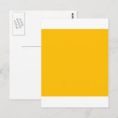 Carte Postale Amber Orange (Devant / Derrière)