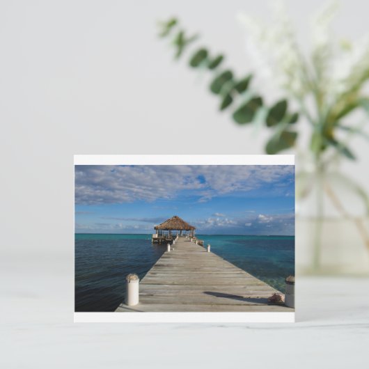 Carte Postale Ambergris Caye Belize (Debout devant)