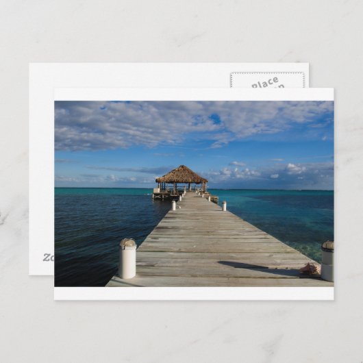 Carte Postale Ambergris Caye Belize (Devant / Derrière)