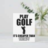 Carte Postale Ambiance golf (Debout devant)