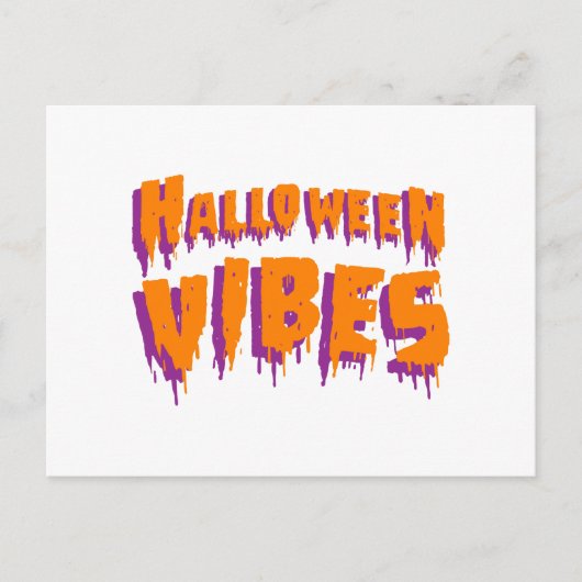 Carte Postale Ambiance Halloween (Devant)
