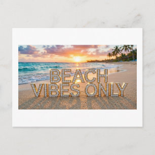 Carte postale ambiance plage uniquement