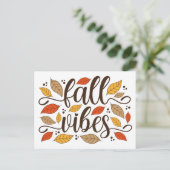 Carte Postale Ambiente d'automne (Debout devant)