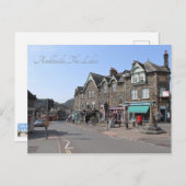 Carte Postale Ambleside Town Centre, Les Lacs, Angleterre (Devant / Derrière)