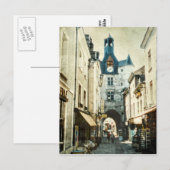 Carte Postale Amboise texturée (Devant / Derrière)