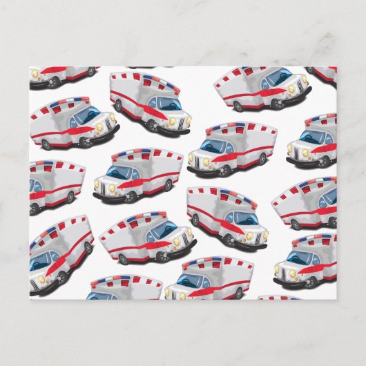 Carte Postale Ambulance (Devant)