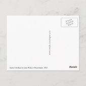 Carte Postale Âme du Rose par John William Waterhouse (Dos)