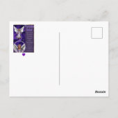 Carte postale Âme Violette (Dos)
