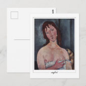 Carte Postale Amedeo Modigliani #123 - Beaux-Arts (Devant / Derrière)