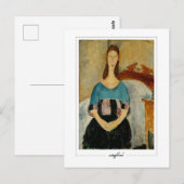 Carte Postale Amedeo Modigliani #1 - Beaux-Arts (Devant / Derrière)