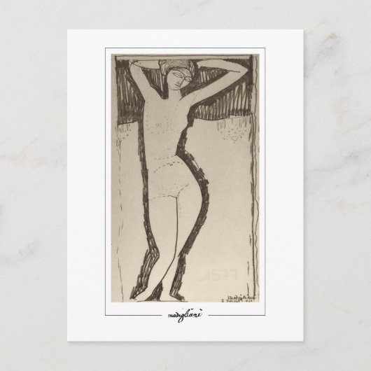 Carte Postale Amedeo Modigliani #344 - Beaux-arts (Devant)