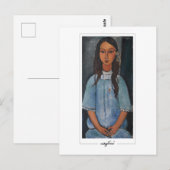 Carte Postale Amedeo Modigliani #5 - Beaux-arts (Devant / Derrière)