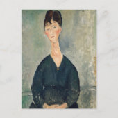 Carte Postale Amedeo Modigliani - Chanteur de café (Devant)