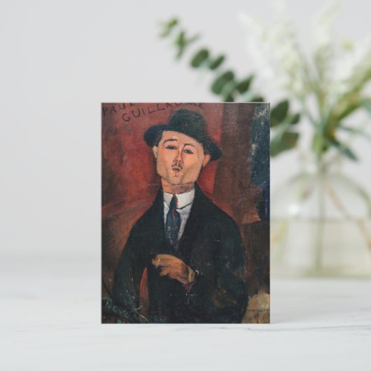 Carte Postale Amedeo Modigliani - Paul Guillaume, Novo Pilota (Debout devant)
