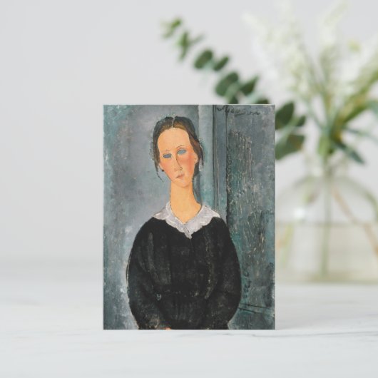 Carte Postale Amedeo Modigliani - Serveuse (Debout devant)