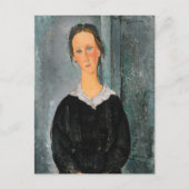 Carte Postale Amedeo Modigliani - Serveuse (Devant)