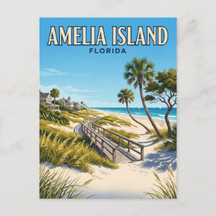 Carte Postale Amelia Island Floride