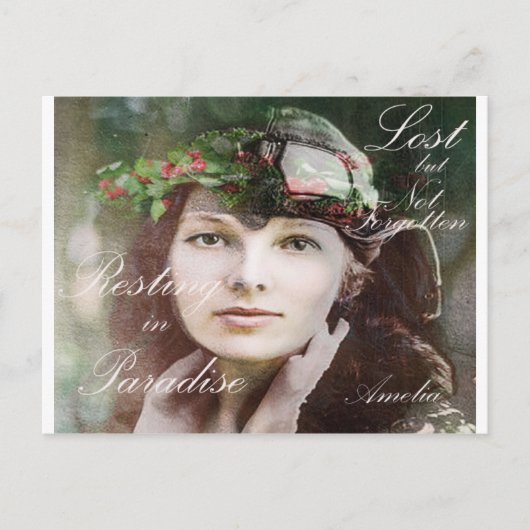 Carte Postale Amelia Perdue Au Paradis (Devant)