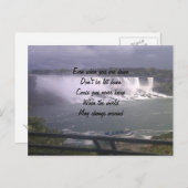 Carte Postale amélioration de la motivation (Devant / Derrière)