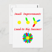 Carte Postale Amélioration du succès (Devant / Derrière)