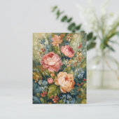 Carte Postale Aménagement floral luxuriant (Debout devant)