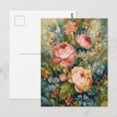 Carte Postale Aménagement floral luxuriant (Devant / Derrière)