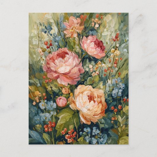 Carte Postale Aménagement floral luxuriant (Devant)