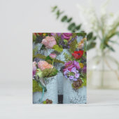 Carte Postale Aménagements floraux printaniers (Debout devant)