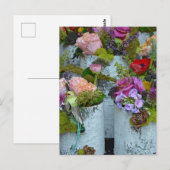 Carte Postale Aménagements floraux printaniers (Devant / Derrière)