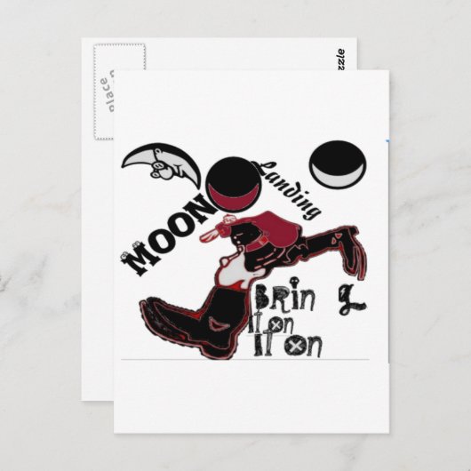 Carte Postale Amenez-le - Jouer à Noël & Space Mashup (Devant / Derrière)