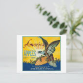 Carte Postale America Apple Crate LabelDufur, OU (Debout devant)