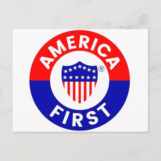 Carte postale America First (Devant)