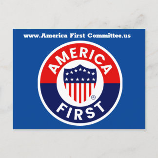 Carte postale America First Commission