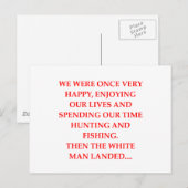 Carte Postale américain (Devant / Derrière)