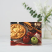 Carte Postale Américain comme tarte à la pomme (Debout devant)