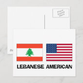 Carte Postale Américain libanais (Devant / Derrière)