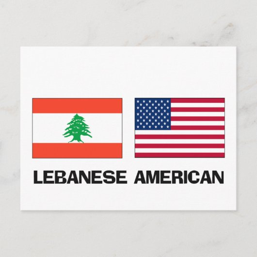 Carte Postale Américain libanais (Devant)