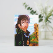 Carte postale AMÉRICAINE (Debout devant)