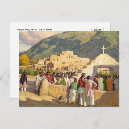 Carte postale américaine (Devant / Derrière)