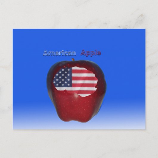 Carte Postale " American Apple " (Devant)