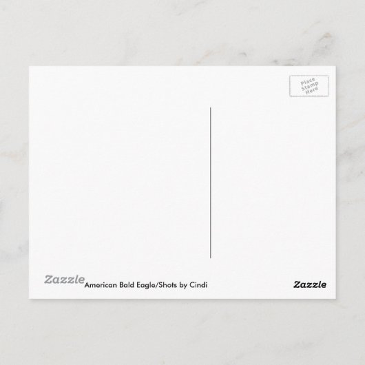 Carte postale American Bald Eagle IV (Dos)
