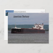 Carte postale American Century (Devant / Derrière)
