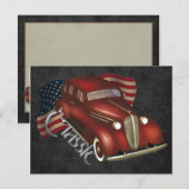 Carte postale American Classic Car (Devant / Derrière)