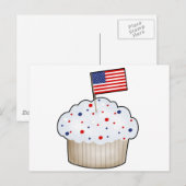 Carte Postale American Cupcake (Devant / Derrière)