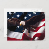 Carte postale American Eagle 1 (Devant / Derrière)