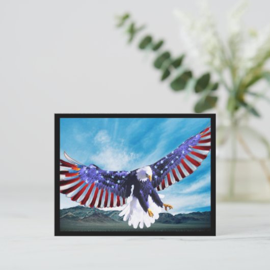 Carte postale American Eagle 2 (Debout devant)