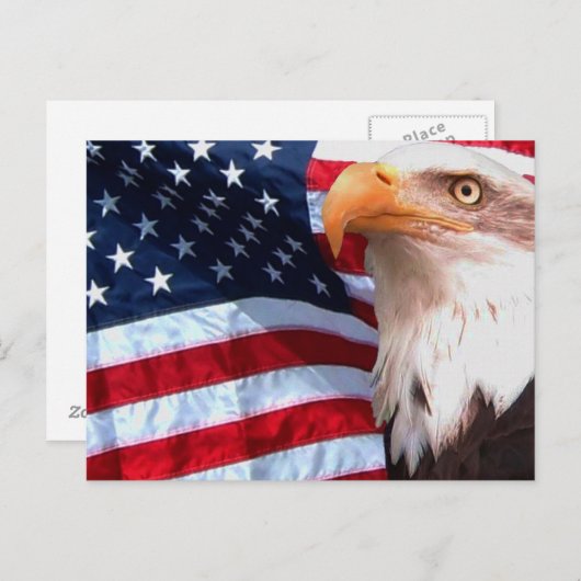 Carte postale American Eagle 6 (Devant / Derrière)