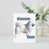 Carte Postale American Eskimo Chien Papa 4 (Debout devant)