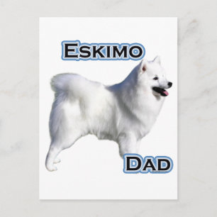 Carte Postale American Eskimo Chien Papa 4